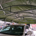 Mobile garage tent customized